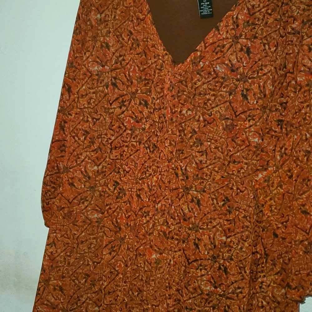 Womens 5x Liz & Me blouse